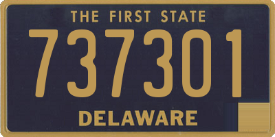 DE license plate 737301