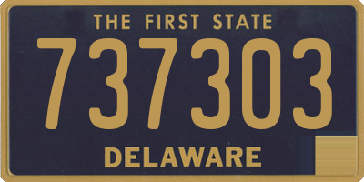 DE license plate 737303