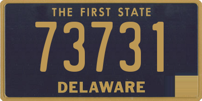 DE license plate 73731