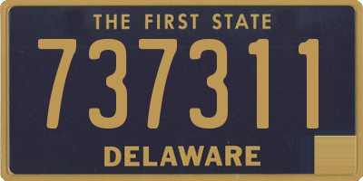 DE license plate 737311