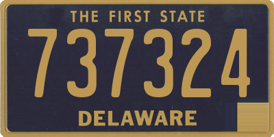 DE license plate 737324