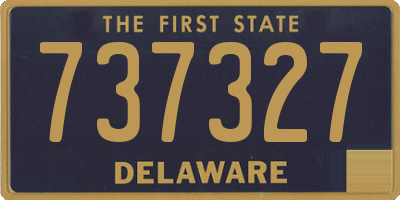 DE license plate 737327