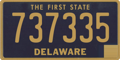 DE license plate 737335