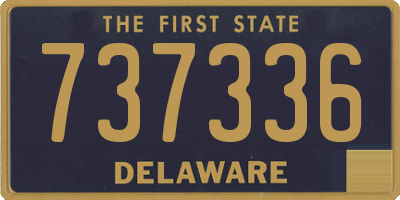 DE license plate 737336