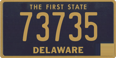 DE license plate 73735