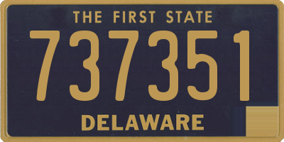 DE license plate 737351