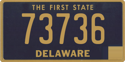 DE license plate 73736