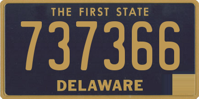 DE license plate 737366