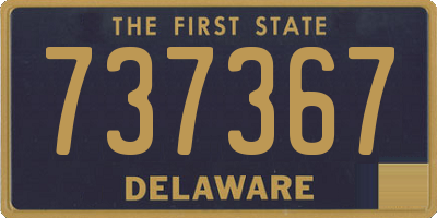 DE license plate 737367