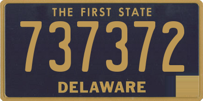 DE license plate 737372