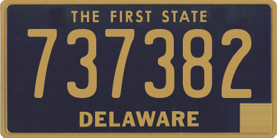 DE license plate 737382
