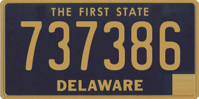 DE license plate 737386