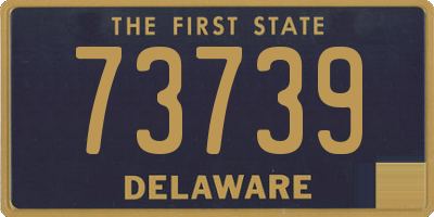 DE license plate 73739