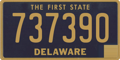 DE license plate 737390