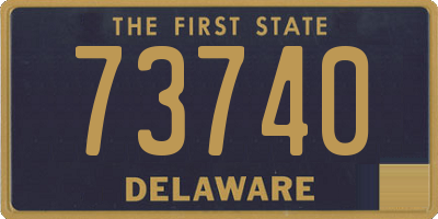 DE license plate 73740