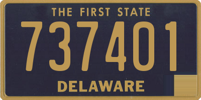 DE license plate 737401