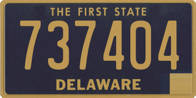 DE license plate 737404