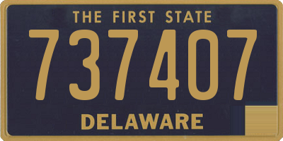 DE license plate 737407