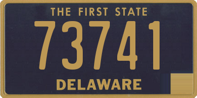 DE license plate 73741