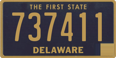 DE license plate 737411