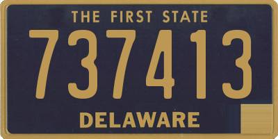 DE license plate 737413