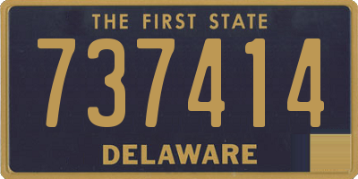 DE license plate 737414