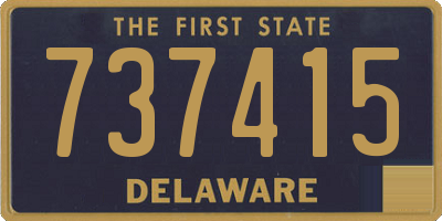 DE license plate 737415