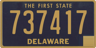DE license plate 737417