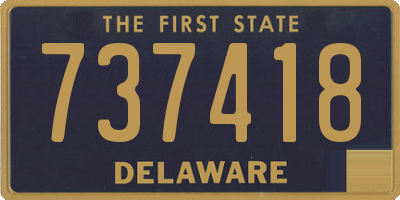 DE license plate 737418