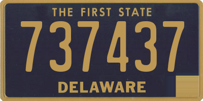 DE license plate 737437