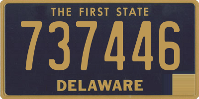 DE license plate 737446