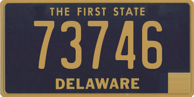 DE license plate 73746