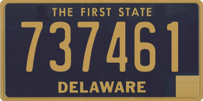 DE license plate 737461