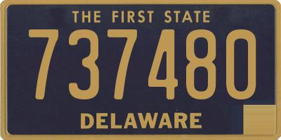 DE license plate 737480