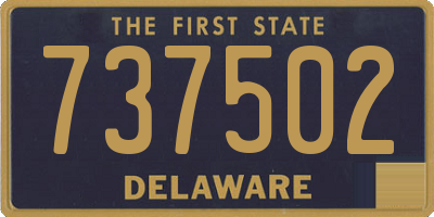 DE license plate 737502