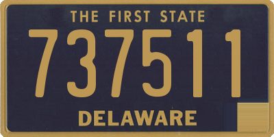 DE license plate 737511