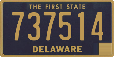 DE license plate 737514