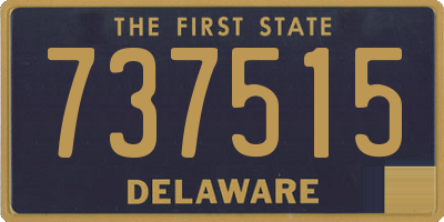 DE license plate 737515