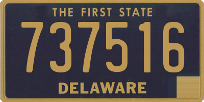 DE license plate 737516