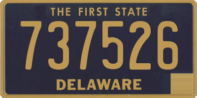 DE license plate 737526