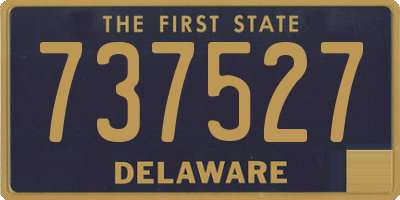 DE license plate 737527