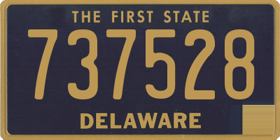 DE license plate 737528