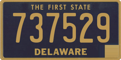DE license plate 737529
