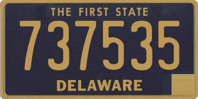 DE license plate 737535