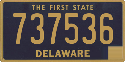 DE license plate 737536