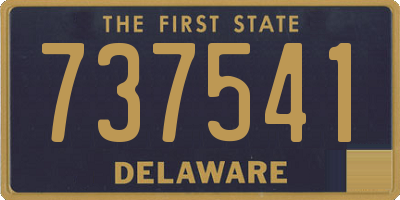 DE license plate 737541
