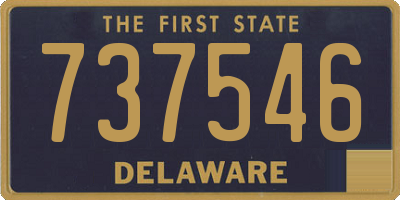 DE license plate 737546