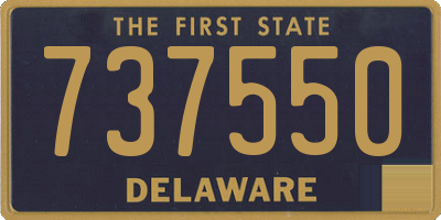 DE license plate 737550