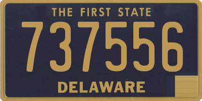 DE license plate 737556