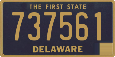 DE license plate 737561